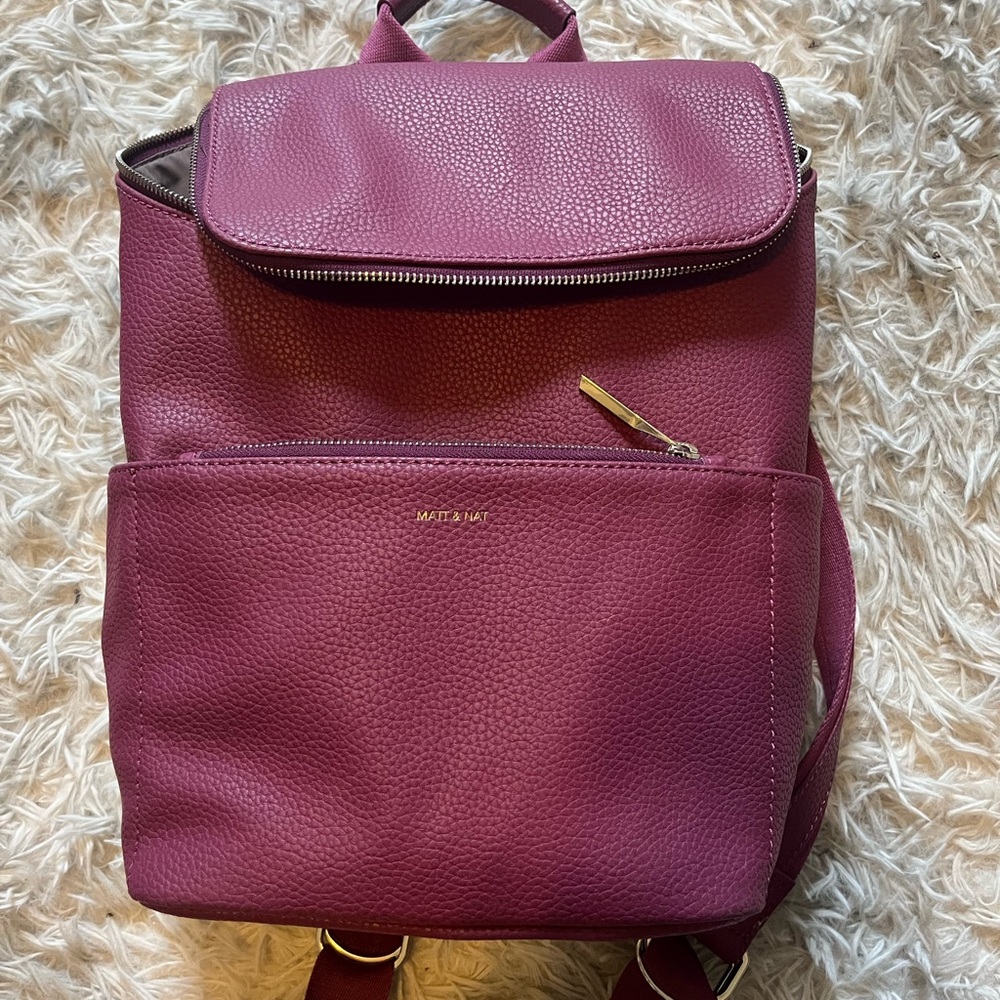 MATT & NAT BRAVE VEGAN BACKPACK - PURITY - Picture 5 of 8
